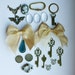Wholesale lot of supplies for gothic steampunk victorian jewellery crafting