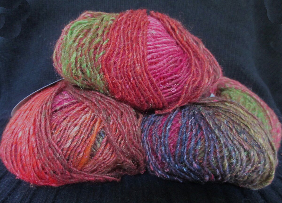 Noro Silk Garden Lite 3084 DK weight Yarn 3 X BALLS