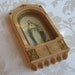 Vintage Blessed Mother Virgin Mary Holy Water Font, C.M.P.C. Shrine Religious Icon Wall Decor, Sacred Heart