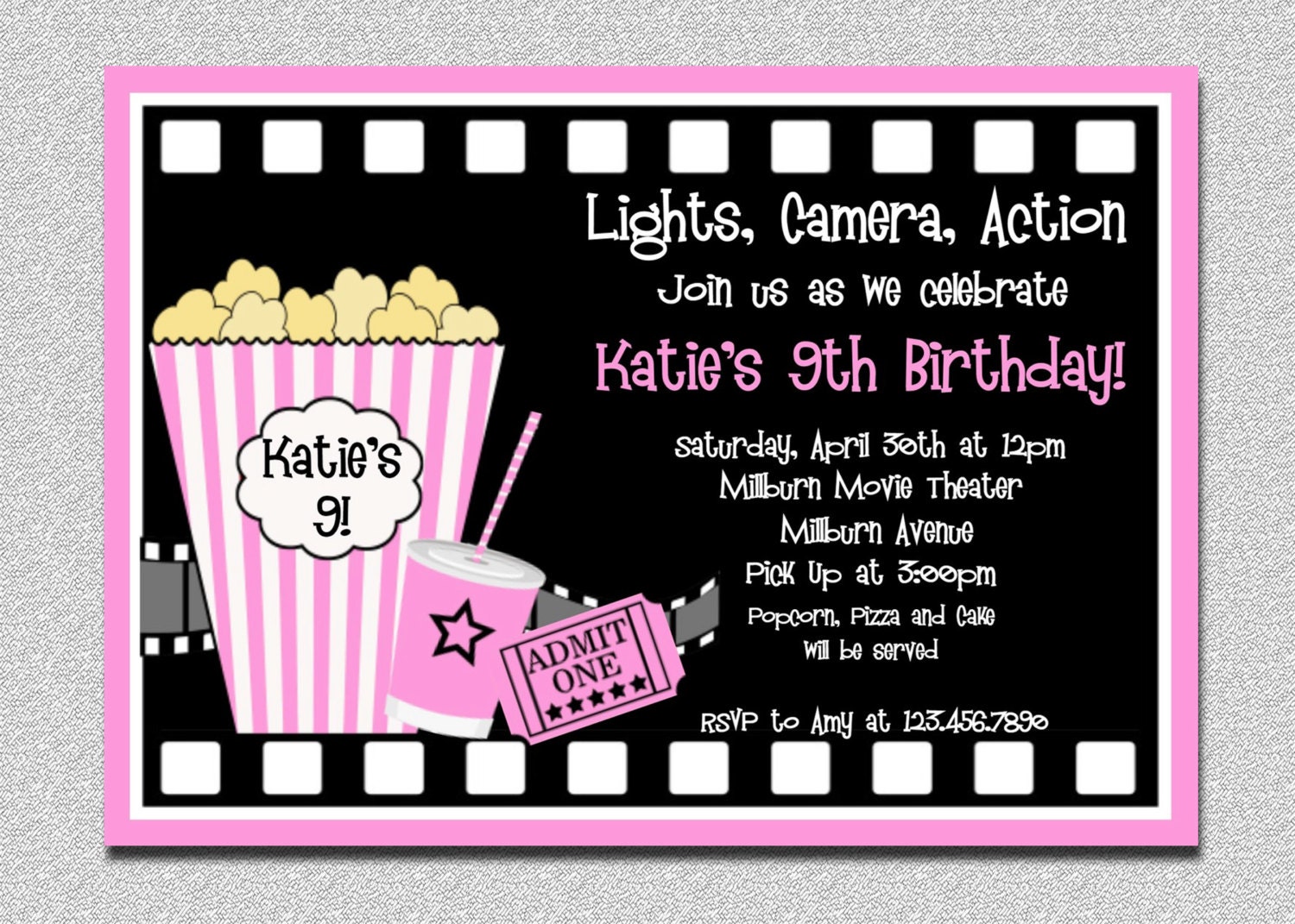 Movie Night Invitations 10