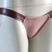 Steampunk Panties Lingerie Knickers Suede Leather ette - Chrisst Unique Fashion - SPECIAL ETSY PRICE
