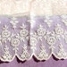 Antique Lace Vintage Lace Edwardian Dress Organdy Embroidered Lace Remnant