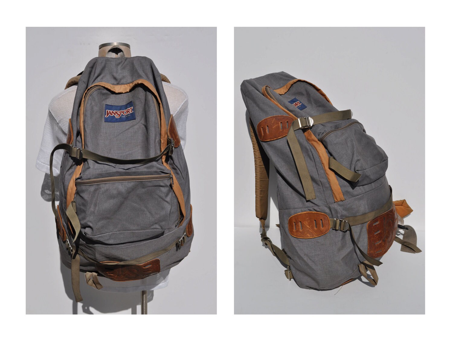 HUGE vintage backpack daypack JANSPORT carry on daypack day