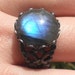 Blue Labradorite Unisex Ring