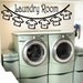 Laundry Room Clothes Line Custom Name Shirts Vinyl Decal Wall Art Home Decor
