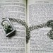 Wuthering Heights Necklace - HEATHCLIFF & CATHY Ed4 - Diorama Shrine Double Sided - ant silver - ltd ed each OOAK Literary Book Gift Etsy uk