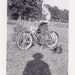 Boy and Bicycle Vintage Photograph (NN)