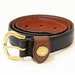 Vintage Dooney and Bourke Navy Color Pebble Leather, All Weather Leather Women's Belt // Size Small 26-28