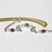 Eyeglass Chain - Red, White, Silver