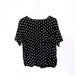 90's Polka dot cropped blouse size - M