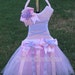 Tutu Dress Hair Bow Holder Pink Lavender