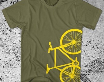 Fixie Bike T-Shirt Fixed Gear Bicycle - ON SALE!