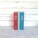 Adelle Davis Cookbooks Let's Cook it Right, Let's Get Well Aqua, Mint Green & Red Instant Collection