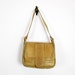 1970s honey tan leather hobo