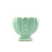 Art deco vase - small jade green ceramic made in USA