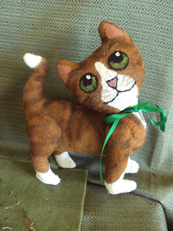 brown tabby plush