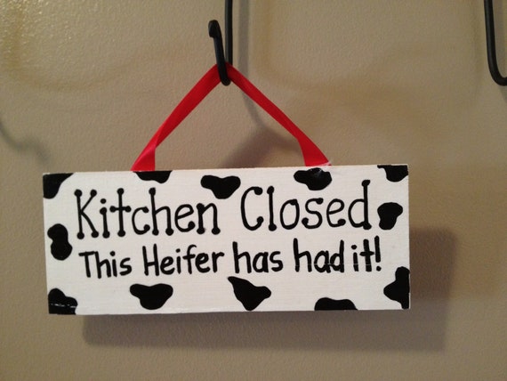 Items Similar To Kitchen Closed Wood Sign On Etsy   Il 570xN.408322940 K1sj 