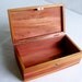 Vintage jewelry box. Small wood cedar chest. Lane presented by Glicks Furniture Company Ohios largest Home Furnishers inside lid.