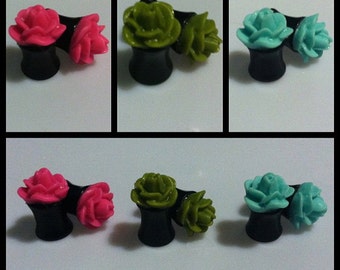 Rose plugs | Etsy