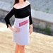 One of a Kind Gameday Dress made w/ UGA Tshirt - Medium FREE SHIPPING
