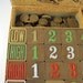 Wood blocks Wooden tokens numbered tiles blocks horse tokens Frisko Game Toy