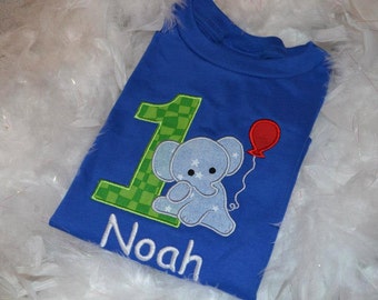 elephant birthday shirt