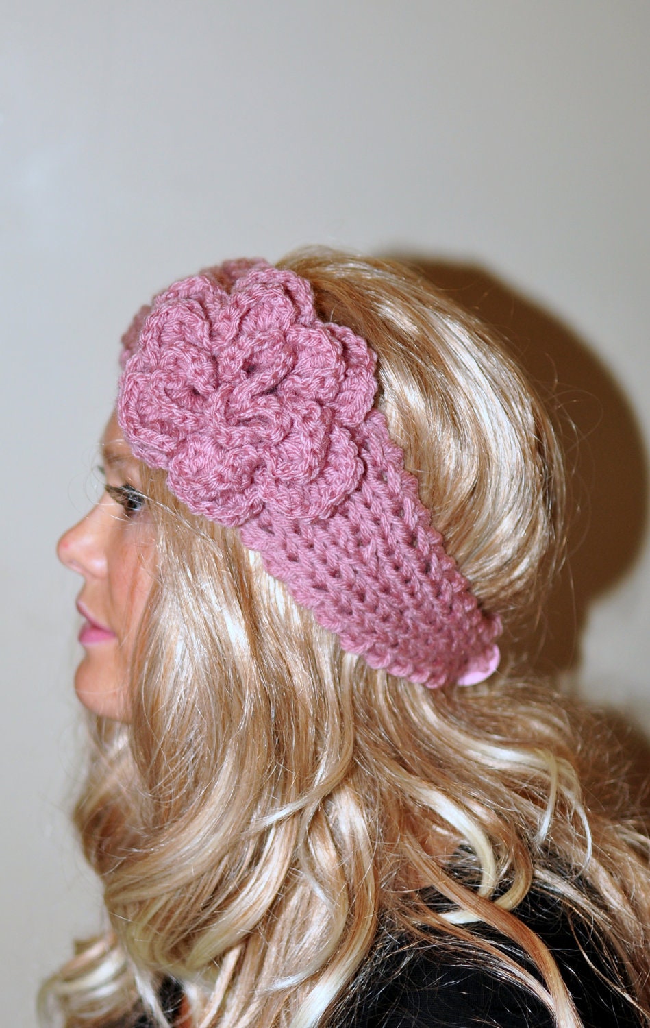 Crochet headband Earwarmer Headwrap Ear warmer Crochet by lucymir