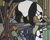 Stain Glass Quilt Pattern " Panda Reflections"