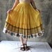 1950s Yellow Hopi Square Dance Skirt