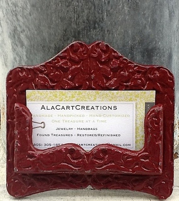 Items similar to Victorian Inspired Business Card Holder Old Fashioned
