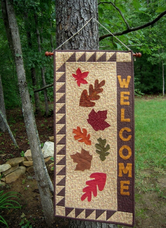 Quilted Wall Hanging Door Banner QuiltCountry Decor