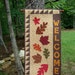 Quilted Wall Hanging, Door Banner, Quilt,Country Decor, Primitive Decor, Wall Hanging, Fall, Autumn