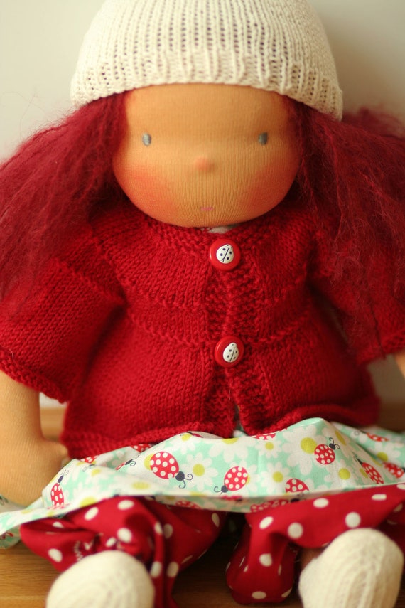 Organic Waldorf Doll Scarlett 16