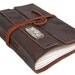 Brown Leather Journal with Bookmark
