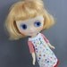 Blythe Smock Style Long Dress for Middie - Red White and Blue Floral