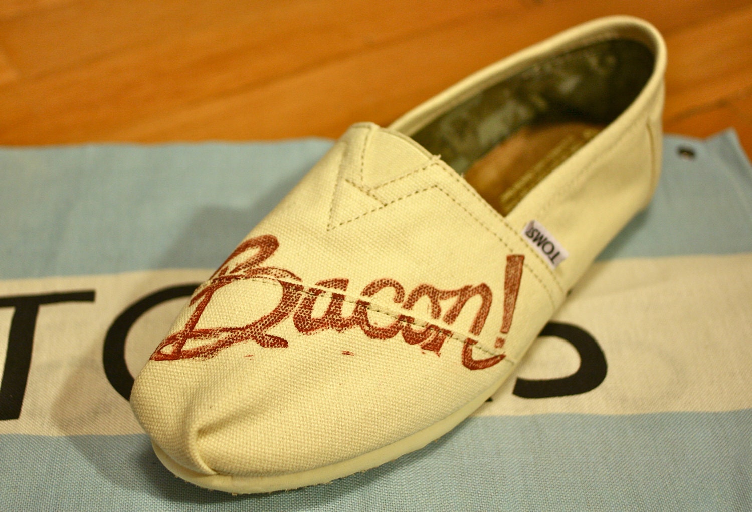 Bacon TOMS Shoes