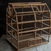 Wooden and Wire Bird Cage- Rustic Vintage Birdcage