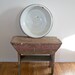 Vintage Large White Enamelware Basin Bowl (1940)