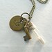 Nautical Charm Necklace Vintage Repurposed