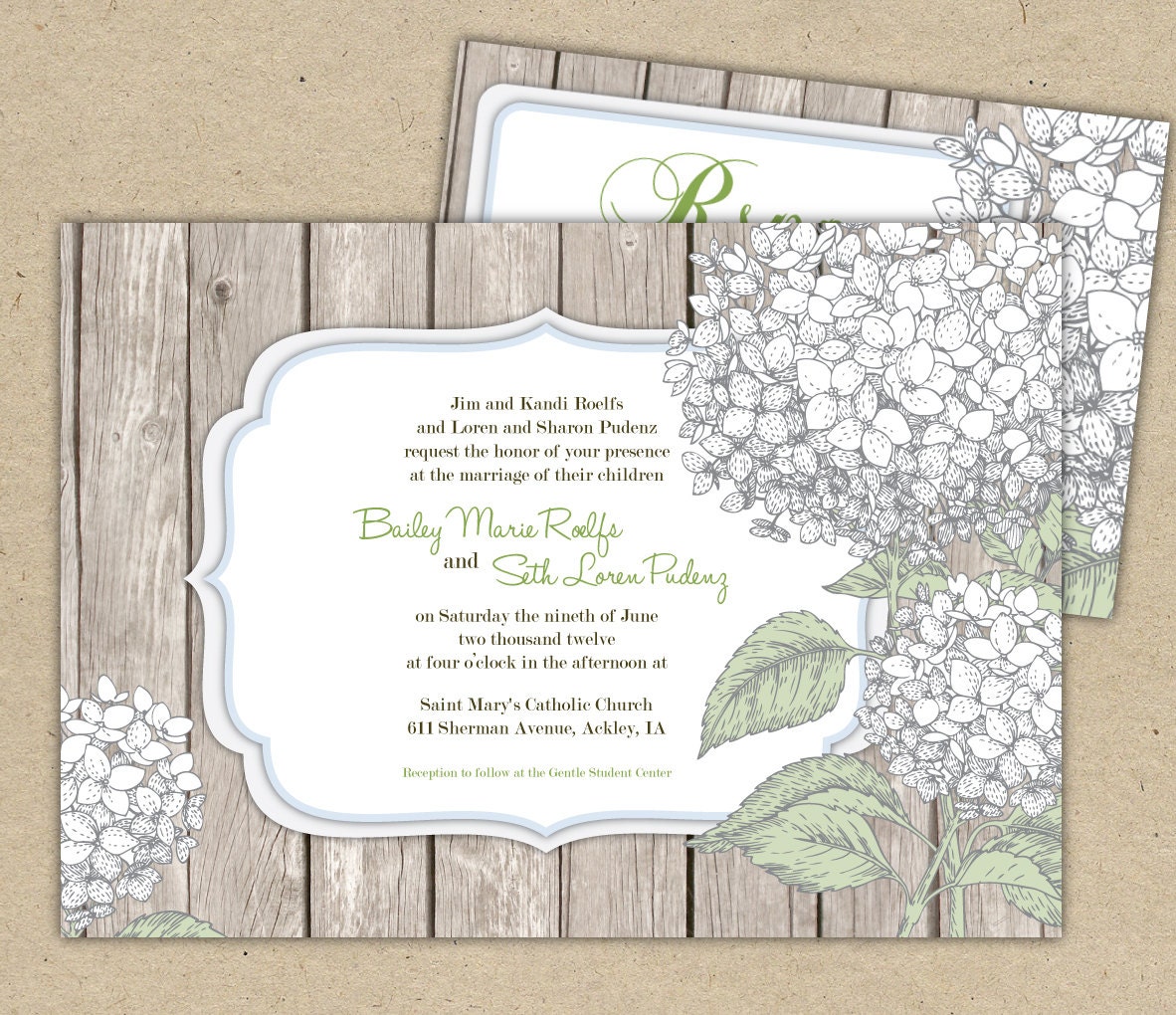 Template Wedding Invitations And Rsvp Diy Printable Zoom