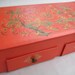 Vintage Embossed Stationery Jewelry Box