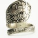 Little Red Riding Hood Sterling Silver Spoon Ring, Handcrafted in your size (2496)