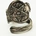 Spoon Ring Order of the Eastern Star Masonic Freemason Sterling, Handmade in YOUR Size (2893)