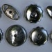Big Sale -20% Off items-Use Coupon Code-SuperSavings-OOh Shiny- Set of 8 Silver Shiny Valve Handles-Wonderful Assortment