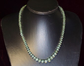SALE GREEN AMETHYST necklace