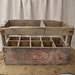 RESERVED for K Wooden Bottle carrier crate Vintage French
