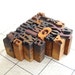 A to Z - 26 Mini Vintage Wooden Alphabets - Mini & Micro Series - MV61