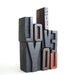 I Love You -8 Vintage Letterpress Wooden Letters Collection VG27