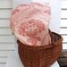 RESERVED for Susan Galise Vintage Blanket, Bed Spread, Bed Cover, Pink Cream Coverlet