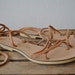 Leather Gladiator Sandals Size 10